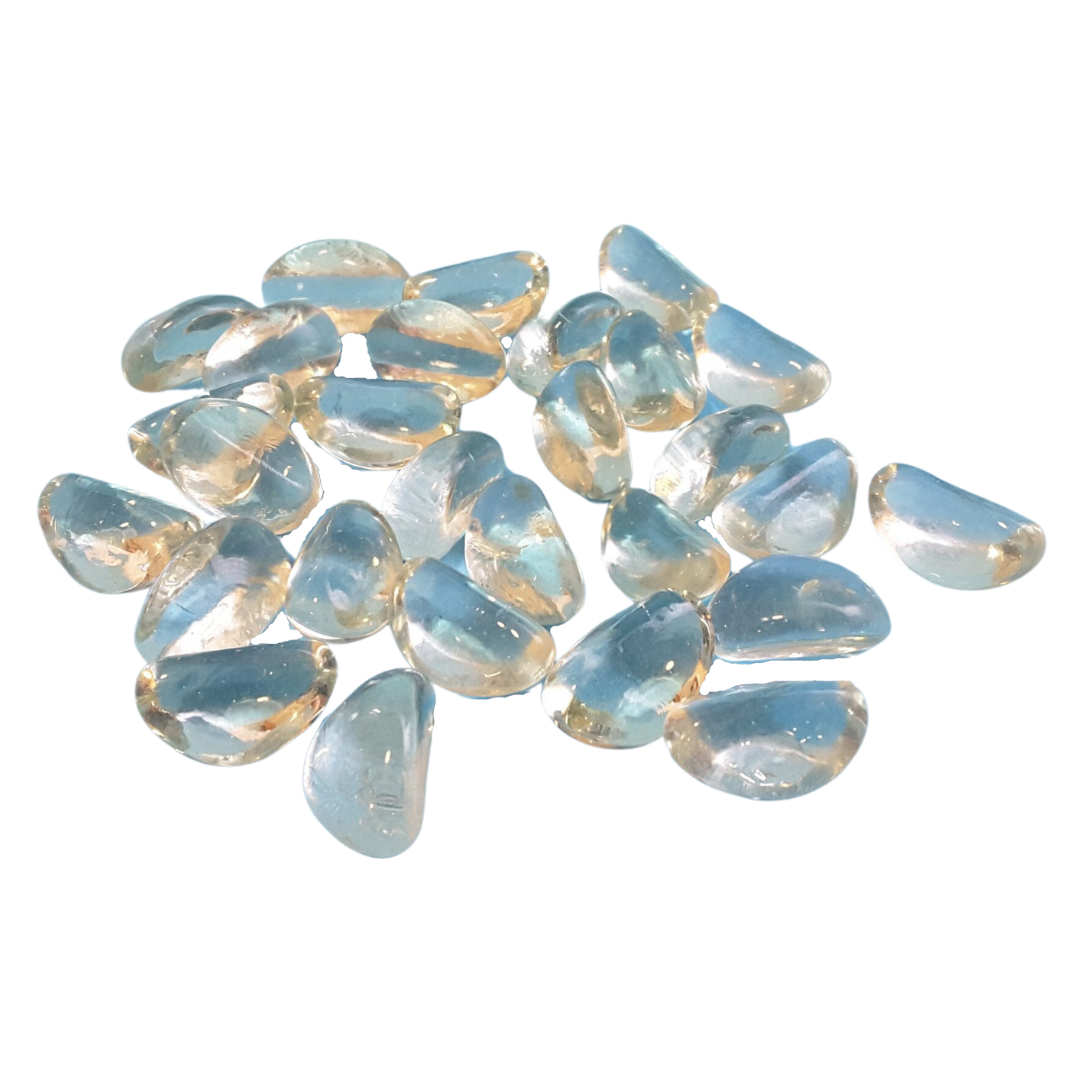Glass Pebbles - Clear - 2kg