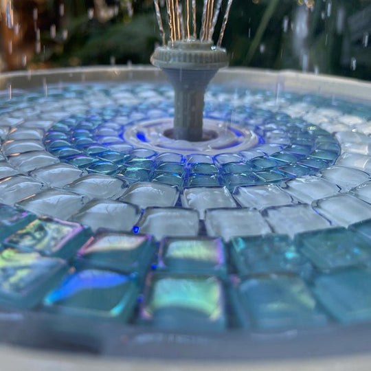 Decorative Mosaic - Iridescent Light Blue - hydria
