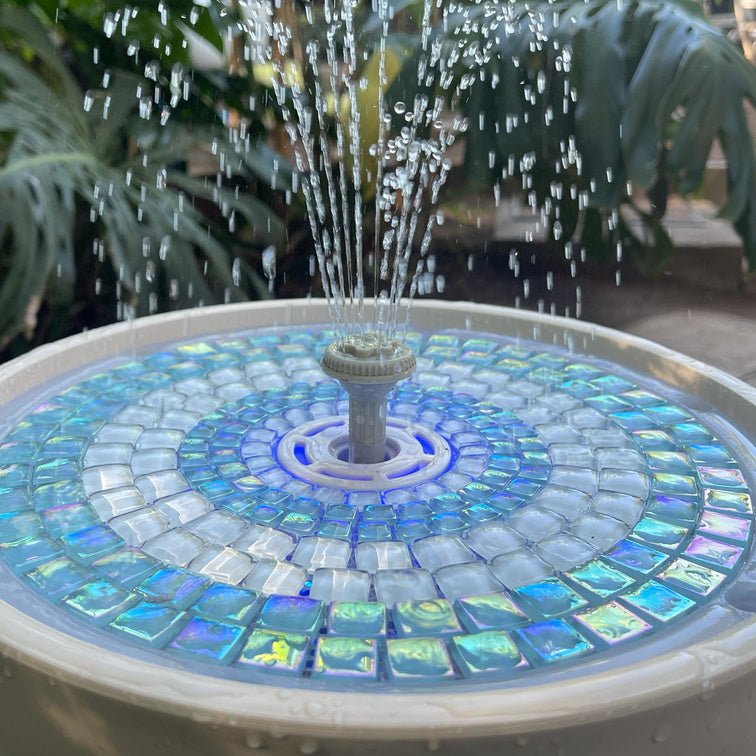 Decorative Mosaic - Iridescent Light Blue - hydria