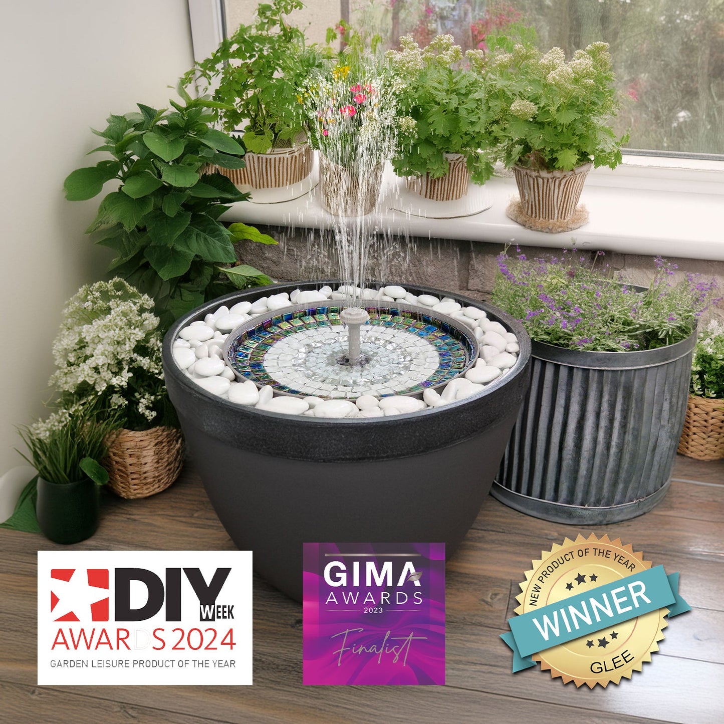 Hydria Cordless Water Feature Kit - hydria