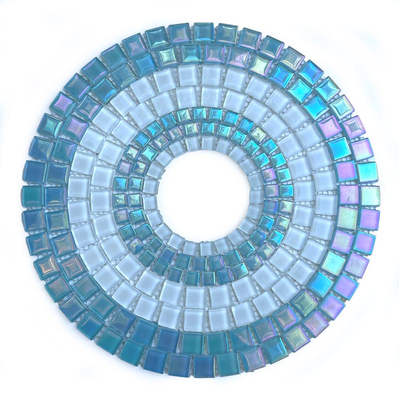 Decorative Mosaic - Iridescent Light Blue - hydria