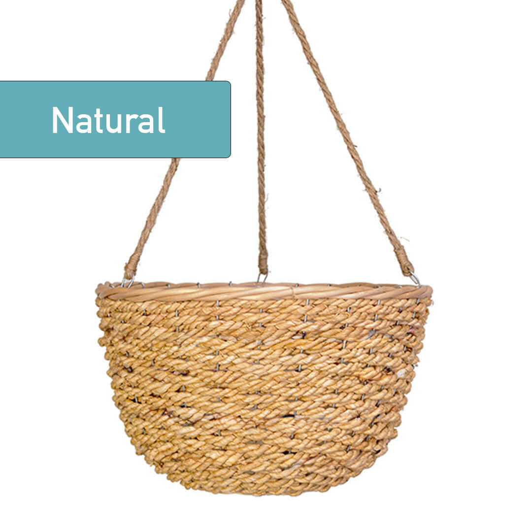 Wicker Hanging Basket - hydria