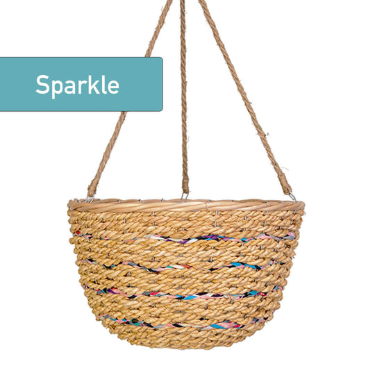 Wicker Hanging Basket - hydria
