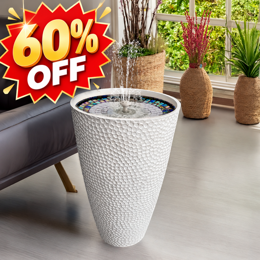 Hydria Pirene Lite Water Feature - White