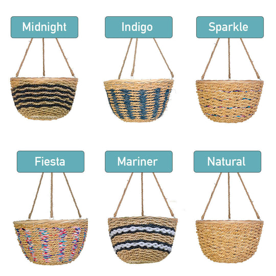 Wicker Hanging Basket - hydria