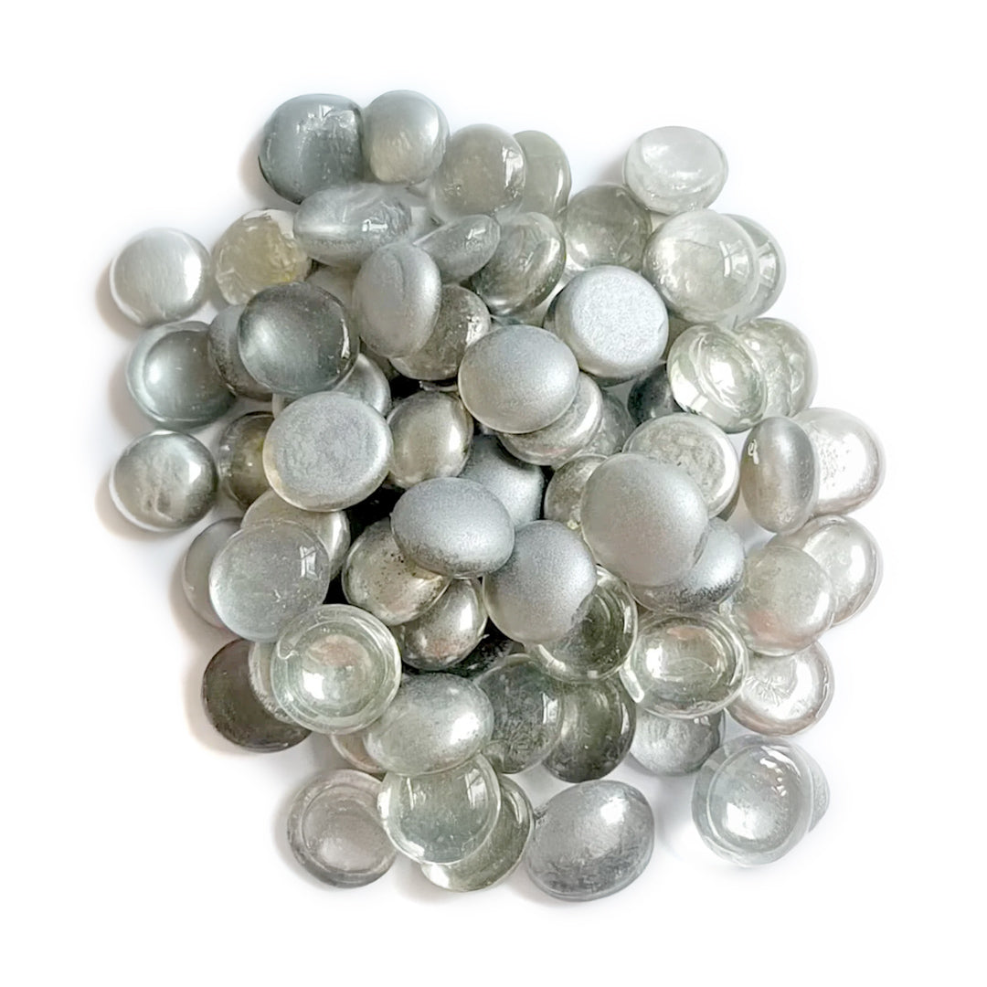 Glass Pebbles - Grey - 2kg