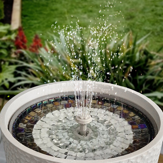 Hydria Cordless 4 - in - 1 Water Feature - White - hydria